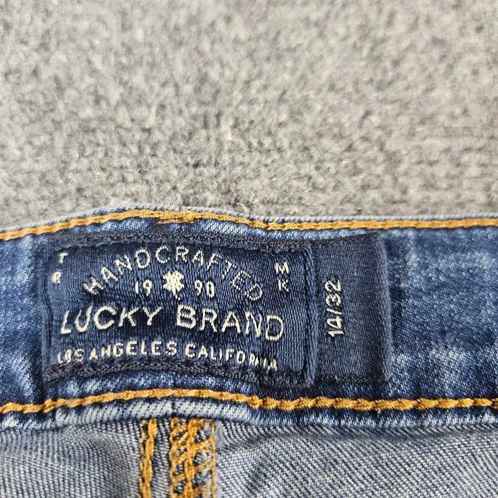 Lucky Brand Lolita Skinny Jeans‎ Womens 14/32 Medium Wash Blue Denim Mid Rise